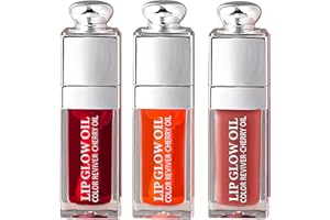 FIRULAB Lipgloss, Lippenöl, Plump Lippe Glühöl, Long Lasting Plumping Lip Gloss, Moisturizing Lip Oil Gloss Lippenöl für die Lippenpflege und trockene Lippen