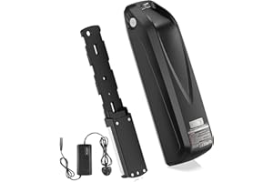 Varstrom 36V 13Ah Ebike Battery with Charger, Lithium Downtube Shark Electric Bike Battery for 250W 350W 500W Bafang Ebike Conversion Kit