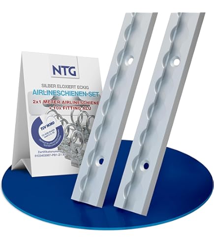 Guide Airline In Alluminio - 2 Pezzi Da 2m Con Raccordi Per Fissaggio Carico Su Camion E Rimorchi - Foto 5