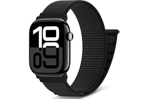AMSKY Nylon Sport Loop kompatibel med Apple Watch-armband på 40 mm 38 mm 41 mm 42 mm 44 mm 45 mm 46 mm 49 mm, dam, herr, mjuk