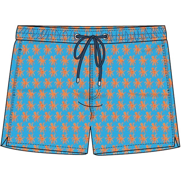 NALINI Herren Swimming Boxers – Strand-Boxershorts Aus 100% Polyester, Mit Kordelzug, Grau, Größe M