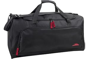 TRAIL MAKER 55 Litre Canvas Duffle Bags for Men & Women for Traveling, The Gym, and as Sports Equipment Bag/Organizer (Grey)