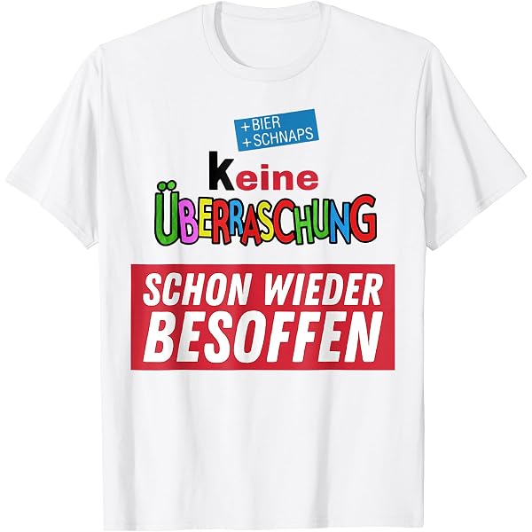T-Shirt Bierschiss - Saufen Bier Malle Witz Geschenk Spruch