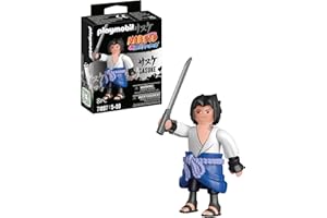 Playmobil 71097 Sasuke - Naruto - Héros Issu de la série d'anime - pour reconstituer des scènes légendaires ou Inventer de Nouvelles Histoires - Dès 5 Ans