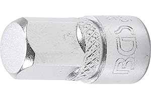 Bgs Adattatore, 3/8 esterno e 1/4 pollici interno, cromato opaco, 271