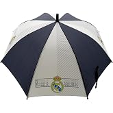 CYPBRANDS - Real Madrid - Umbrella, Children's Umbrella, Diameter 54 cm, Automatic, Multicoloured, Official Product