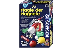 KOSMOS 654146 Fun Science – Magie der Magnete, Baue deinen eigenen Kompass, erforsche unsichtbare Kräfte, Mit spannenden Magnetspielen und Versuchen, Experimentierset für Kinder ab 8 Jahre, Geschenk