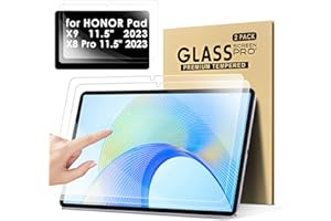 KATUMO 2 Pezzi Vetro Temperato Pellicola per HONOR Pad X9/X8 pro 11.5 Pollici 2023 Rilasciato (Senza Bolle/Ultra/Trasparente/AntiGraffio/9H) Pellicola Protettiva tablet per HONOR Pad X9/X8 pro