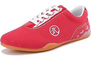 ForceRoute Scarpe da Karate Kung Fu Tai Chi,Scarpe Taekwondo,Scarpe da Taekwondo Sport Boxe,Unisex,Tai Chi Wu Shu Kung Fu Scarpe,Uomo e Donna,Traspirante,Leggere,per Wushu Yoga,Antiscivolo