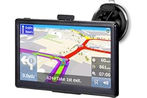 OHREX T76 Car Sat Nav with Bluetooth 798, 7 inch with UK Maps 2025(Free Lifetime Updates), Satnav for Car Truck Lorry Hgv Motorhome, Speed Cam Alert, Post code, Lane Guidance