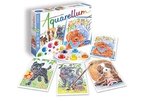 Sentosphère 3900698 - zestaw do malowania Aquarellum Junior szczeniaki