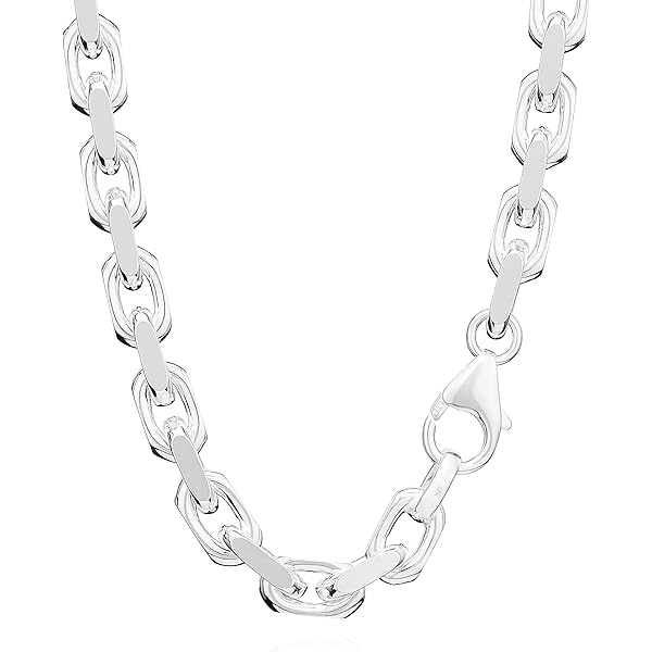 Collana Con Catena A Corda In Argento Sterling, Lunghezza 24 - Foto 5
