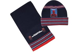 SPIDER-MAN Spiderman Winterset (Mütze,Schal) S90257 Kinder Mützenset