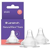 Lansinoh Natural Wave Biberon Emziği Ekstra Yavaş Akışlı (0 Ay)
