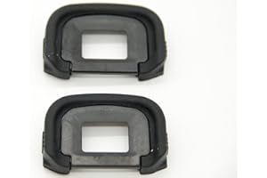 PROtastic® EG Eyecup de repuesto para cámaras Canon EOS-1D X / 1D Mark IV / 5DS / 5DS R / 5D Mark IV / 5D Mark III / 7D Mark II / 7D / 7D / 70D (2 unidades)