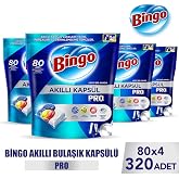 Bingo Akıllı Kaps&uuml;l Pro Bulaşık Makinesi Deterjanı Tableti 320'li