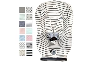 FUN*DAS BCN Fundas BCN - F121/9702 - Funda de Algodón para Silla de Coche Römer Dualfix I-Size y Swingfix I-Size - Estampado Biarritz