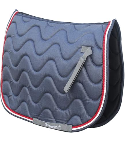 Tapis De Selle De Dressage QHP Menton - Noir - Neuf