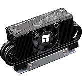 Thermalright HR10 2280 PRO Black SSD Cooler, Double Sided Heatsink, Carries 14.8W/m.k Silicone Pad, Includes 4 heatpipes, Ref