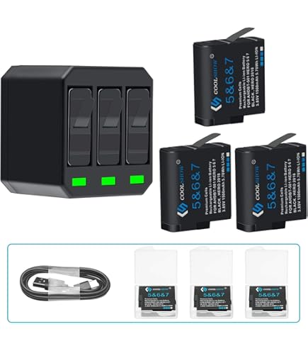 Batería De 1220mAh Para Go Pro, Hero5, Hero6, Hero... – Grandado