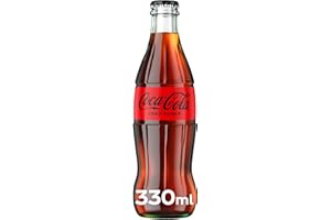 Coca-Cola Zero Bottiglie in vetro, 330 ml, confezione da 24
