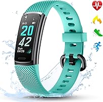 LETSCOM Fitness Trackers with Heart Rate Monitor Waterproof, Calorie Counter Pedometer Activity Tracker Watch Step...