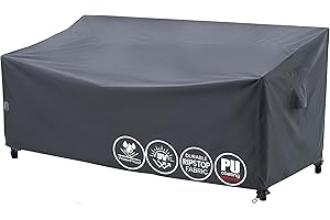 ‎F&J OUTDOORS F&J Outdoors Garten Groß Sofa Abdeckung Wasserdicht 234x107x66/107cm Patio Abdeckungen für Gartenmöbel Gartenbank Abdeckungen 4 Sitzer hohe Dichte grau Heavy Duty Sofa Protector Anti Dusting