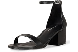 Amazon Essentials Women's Two Strap Heeled Sandal