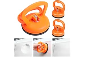 ZUKQRYMLUVIQ 3-Pack Heavy-Duty Dent Puller Kit with Strong Suction Cups | Paintless Car Dent Repair Tool for Auto Body, Glass & Tile Lifting | Universal Dent Removal for Smooth Surfaces & Moving Heavy Objects