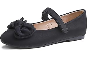 Feversole Girls Cute Dress,Ragazze Mary Jane Strap Scarpe Basse Ballerine da Principessa Scarpe da Scuola Piatte