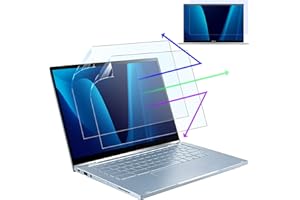 PROTESCREEN [2 Unidades] Antiluz azul Protector de pantalla de 14 pulgadas, aspecto 16:10, para ordenador portátil, protección de pantalla compatible con Lenovo/Acer/HP/Dell/Thinkpad/ASUS, Laptop Anti Arañazos
