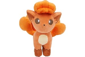 Pokémon Plush 20 cm PKW4579 Vulpix - Red/Orange - Official Pokemon stuffed collectible toy for children 2+