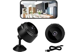 NathrBTV Mini Camara Espia 1080p con Visión Nocturna Camaras de Vigilancia Sin Cables Disponible para Ver en Dispositivos Móviles Camara Espia Oculta