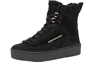 Tommy Hilfiger Femme Bottines Chaudes À Lacets Bottes Basses