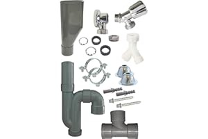 SOMATHERM FOR YOU SOMATHERM PER VOI - Kit di installazione per un secondo lavatrice - Kit contenente 1 macchina rubinetto valvola di lavaggio standard in ottone cromato