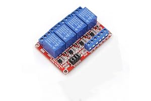 PENGLIN 4 Kanal 24V Relais Modul mit Optokoppler High oder Low Level Trigger Erweiterungsplatine für Raspberry Pi Arduino Board