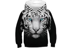 Ocean Plus Jungen Kapuzenpullover Bunt Teens Hoodie Kinder Langarm Pulli mit Kapuzen Sweatshirt Unisex Pullover