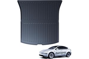 LANTU Alfombrilla de maletero para Tesla Model Y 2025 Juniper todo clima TPE Protector Trasero Antideslizante e Impermeable para Tesla Model Y 2025 Accesorios