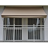 Angerer Klemmmarkise Style Taupe 150 x 150 x 225 cm, 2314/009