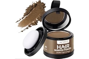 ZOXPM Ritocco Ricrescita Capelli, 4g Polvere per Capelli Waterproof Correttore per Infoltimento Capelli Donna e Uomo, Hairline Shadow per Riempire Capelli Diradati (Marrone)