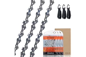 SAVIOR 3 x 35 cm Catene per Motosega a basso ritorno 3/8" 1,1 mm 50 Maglie di Trasmissione compatibile con Stihl