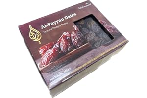 YAFFA Al-Rayyan Delicious and Juicy Mix Medjool Dates (Box of 900g) - All Natural, No Added Sugar, Free from Additives, Sustainably Grown and Hand-Picked Palestinian Dates
