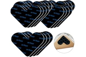 Vikrami lighting16 Pcs Rug Grippers, Anti Slip Rug Underlay Stickers, Carpet Grippers,Grippers Laminate, Rug Underlay, Carpet Stickers, Reusable Carpet Grippers Rug Grippers for Laminate Floor