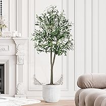 VeriNatural Ulivo Nero Artificiale 150cm-Pianta Finta da Interno