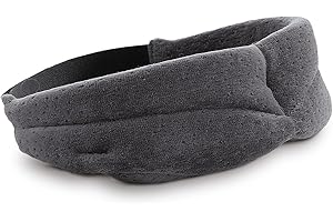 TEMPUR Masque de sommeil pour hommes et femmes, masque de nuit opaques et réglables pour une détente profonde