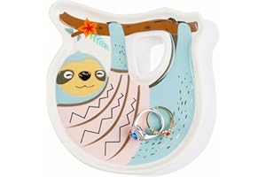 Aspegiffu Sloth Gifts for Women - Sloth Ring Dish Holder Trinket Dish Jewellery Tray Decorative, Funny Gifts for Women Girls Birthday Christmas Valentines Mother's Day Present