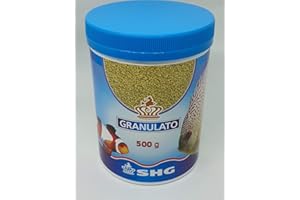 SHG Granulato 500 gr mangime in granuli per Pesci d'Acqua Dolce e Marina Acquario