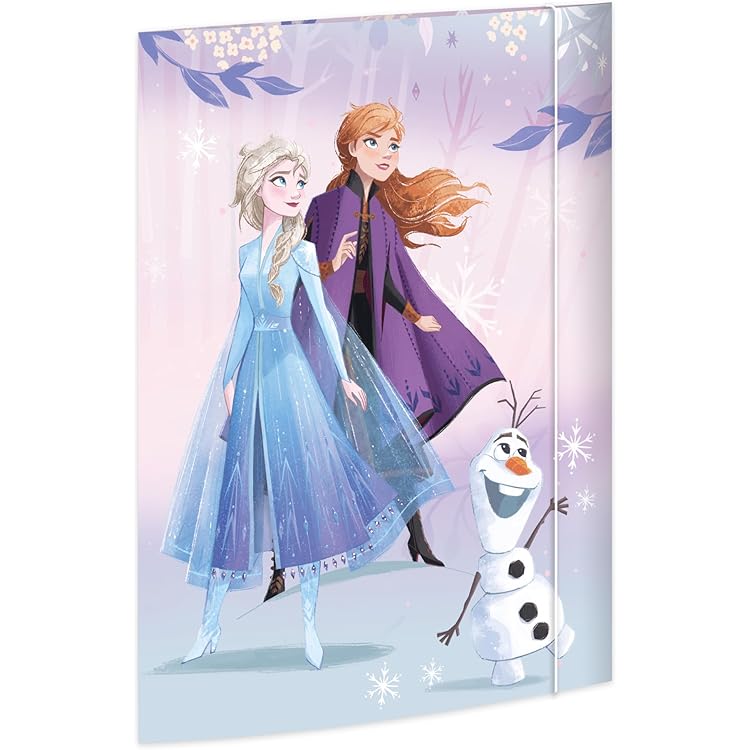 Frozen Ice Magic Ordner 26x36,5cm - 3-Klappen Mappe Für Kinder