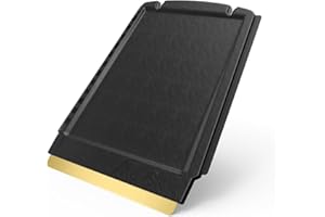 L & P CAR DESIGN Grattoir Pare Brise Voiture - Rapide, Facile et Efficace - Murska 4 en 1 Raclette Pare Brise Voiture - Lame en Laiton - Premium HIPS - Gratte Pare Brise Voiture de Finlande L&P A052 Noir