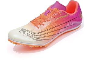 BLBK Spikes - Zapatillas de Atletismo para Hombre de Media Distancia, 7 uñas, Unisex, con Tacos y Sprint